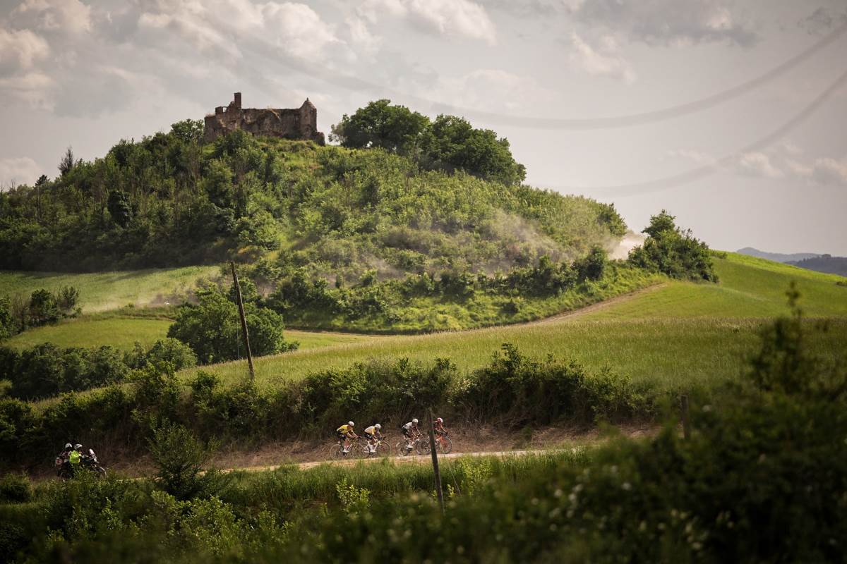 Toscana strade Bianche al Giro crediti LaPresse_Zac Williams